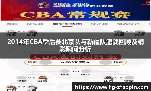 2014年CBA季后赛北京队与新疆队激战回顾及精彩瞬间分析